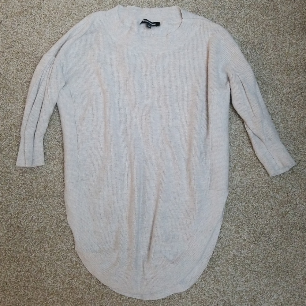 Express 3/4 sleeve sweater